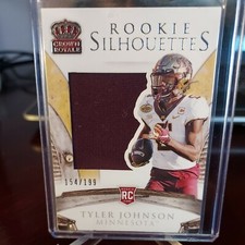 TYLER JOHNSON 2020 CHRONICLES #154/199 CROWN ROYALE SILHOUETTE PATCH RC TAMPA