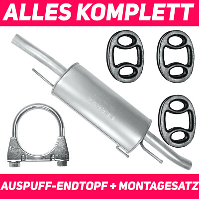Produktbild von Endschalldämpfer Auspuff Endtopf Opel Astra G II 2 1.4 1.6 1.8 2.0 Schrägheck