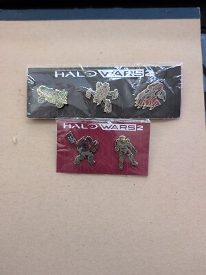 Halo Wars 2 Pin Sets Brand New Sealed Complete Set