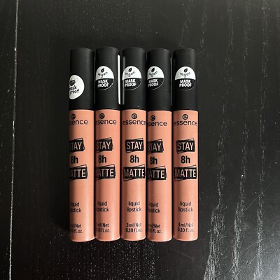 ESSENCE Stay Matte Liquid Lipstick 02 Duckface, Lot of 5