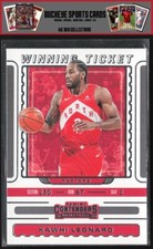 2019 Panini Contenders Winning Ticket Kawhi Leonard #1