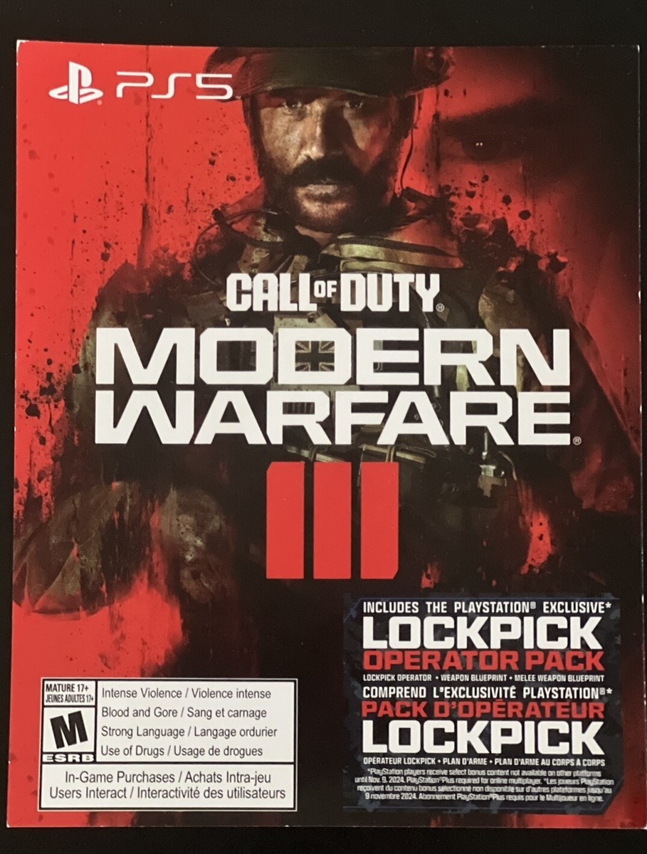 コールオブデューティモダンウォーフェア3(PS5) Call of Duty Modern Warfare 3 PS5-Digital Code | eBay