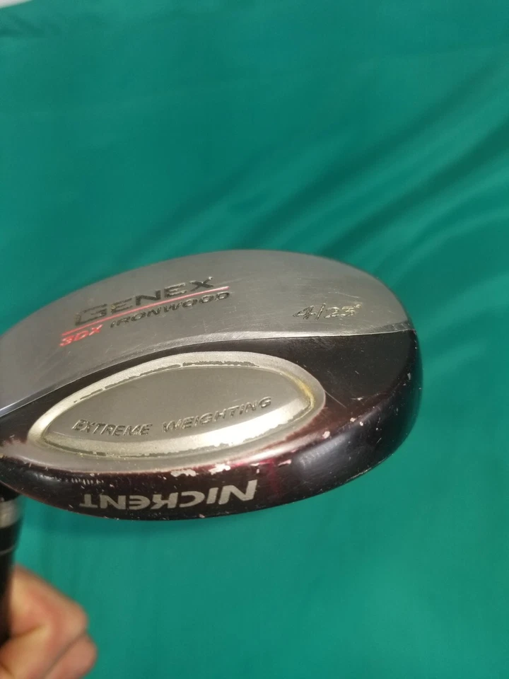 Nickent Genex 3DX 4/23° IronWood Ext Weight 75g Graphite LH Swing R Flex PICS - Image 2 of 4