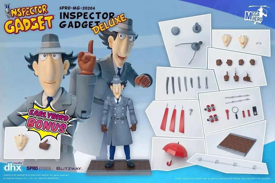 Blitzway x 5PRO Studio 20204 1/12 Inspector Gadget DX Version Collection Figures - Image 4 of 4