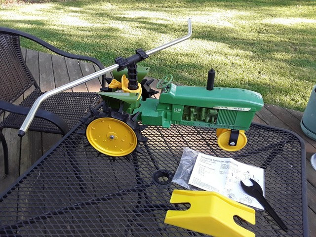 John Deere 4010 Cast Iron Tractor Traveling Lawn Sprinkler eBay