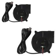 75x30mm Blower Cooling Fan Turbine Centrifugal Fan 5V Brushless USB Fan Sleev...