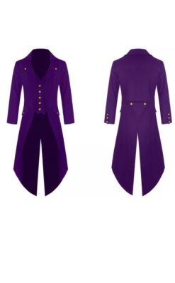 Men's Purple Handmade Steampunk 