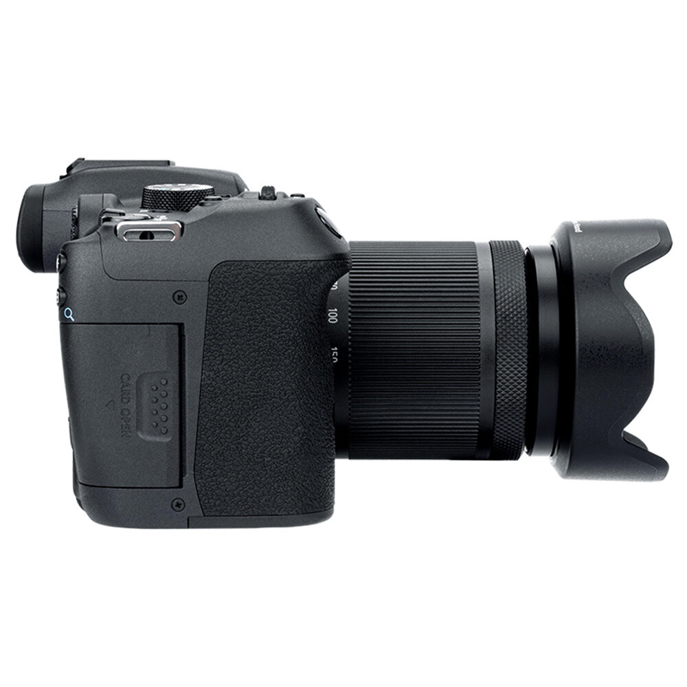Filter Reversible Lens Hood Cap 2x Glass Screen Protector For Rf-S 18-150mm F3.5-6.3 Is Stm Lens On Eos R7 R10