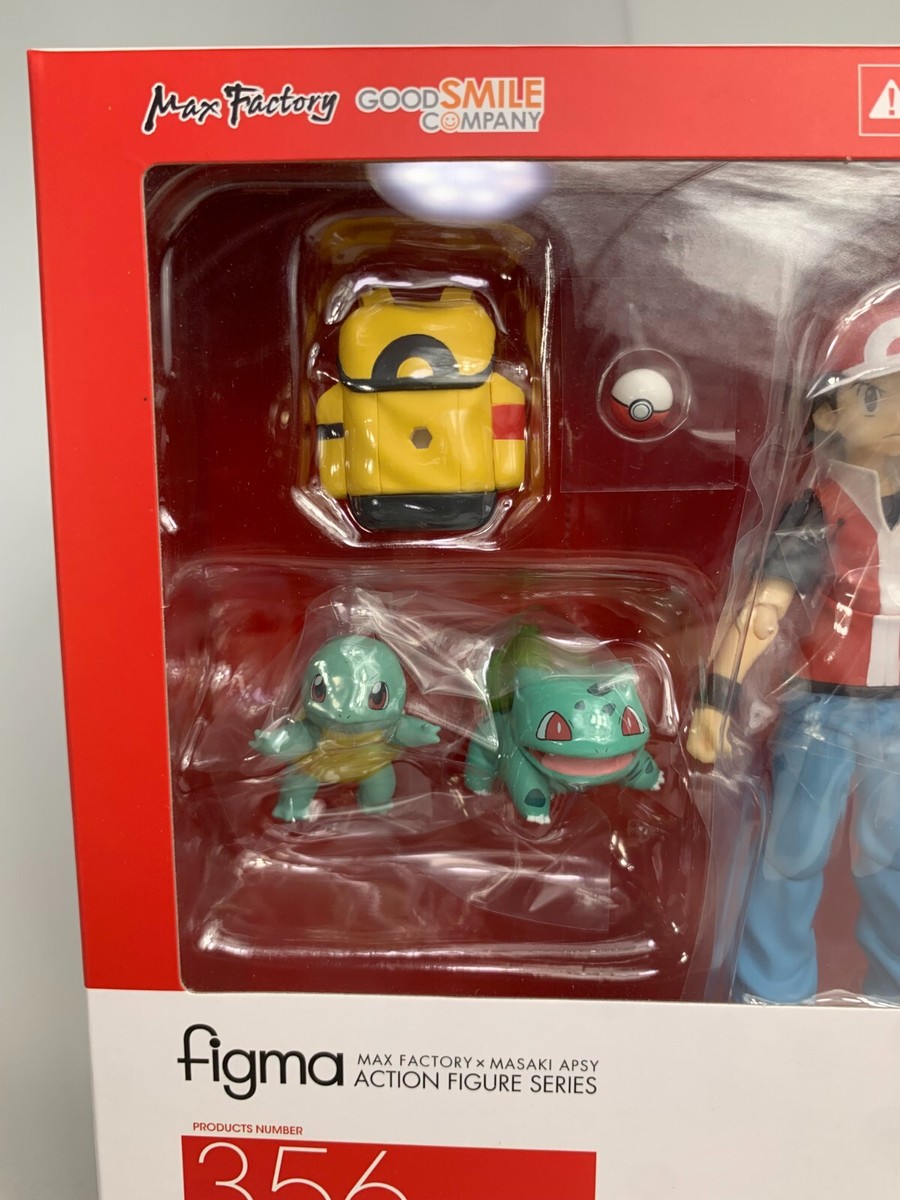 Figma 356 Pokemon Red Trainer Pocket Monster w/Pikachu Max Factory