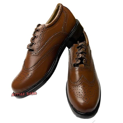 BROWN KILT SHOES TRADITIONAL HIGHLANDER 