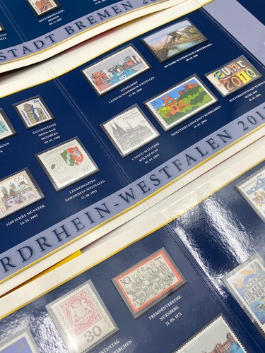 * 2 EURO MÜNZEN GEDENKSET 13 BUNDESLÄNDER MÜNZE BRIEFMARKEN 2006 - 2018 - Bild 7 von 19