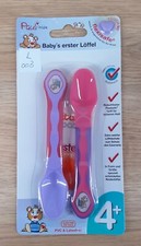Vital Baby - L 003 - Baby&acute;s erster L&ouml;ffel - pink/lila - 2er Set - ca. 13 cm
