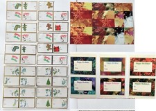 NOWE Słodkie Tagi na prezent Znaczki Naklejka 64 Święta Urodziny Ogólne Znaczki Boże Narodzenie