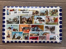 🐎 Vintage Worldwide Horse Stamps – 50 Different – Thematic Collection