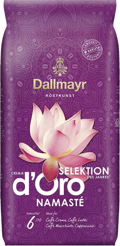 DALLMAYR NAMASTE Coffee Beans Selection of the Year Crema d'Oro