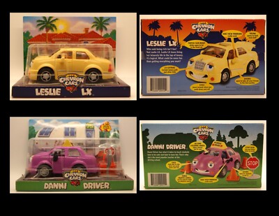 Vintage Chevron Cars Collection of 19 Vehicles + Carrying Case