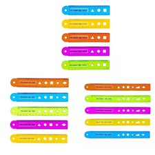4 Pcs 15/20/30cm Measuring Ruler Straight Rul...