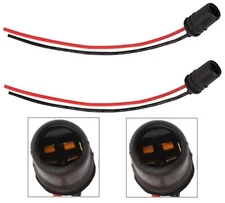 Universal Pigtail Wire Female Socket W5W Harness License Plate Tag Light Bulb J