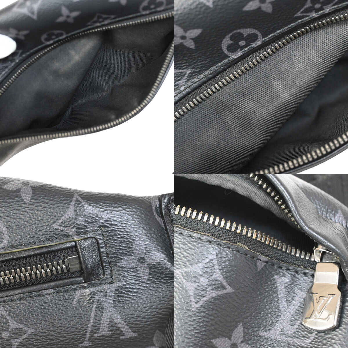 LOUIS VUITTON Discovery Bum Bag PM Monogram Eclipse Black LOUIS VUITTON Discovery Bum Bag PM Monogram Eclipse Black