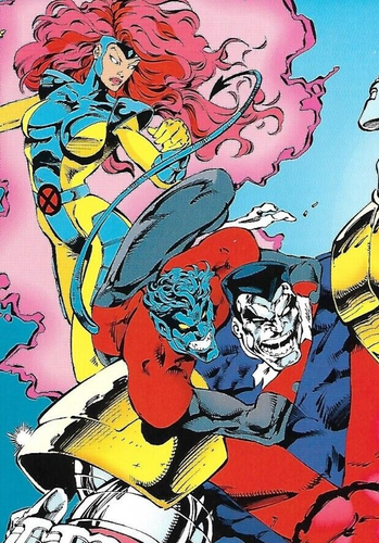 Marvel Comics 1993 Excalibur #71 Night Clawer Hologram card cover art Joe Mad - Picture 7 of 12