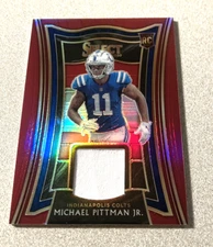 2020 Panini Select RC Swatch Red Prizm #RS-MPI Michael Pittman Jr. See Note