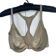 New NATORI 17010 Bra 32DD Nude Front Closure T-back Underwire