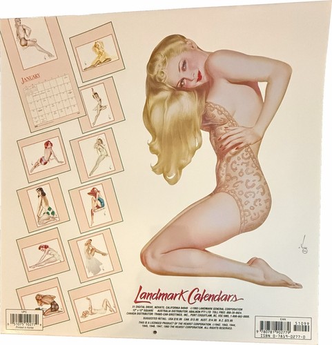 1940s Pin Up Girls Calendar 1994 Alberto Vargas - Imagen 2 de 3