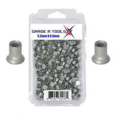 5.3mm x 6.0mm Aluminum Self Piercing Rivets, 100/Box