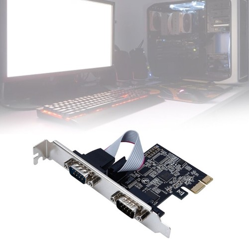 PCIE Adapter Card for 2 Port RS232 Serial Connection for Access Control - Afbeelding 2 van 8