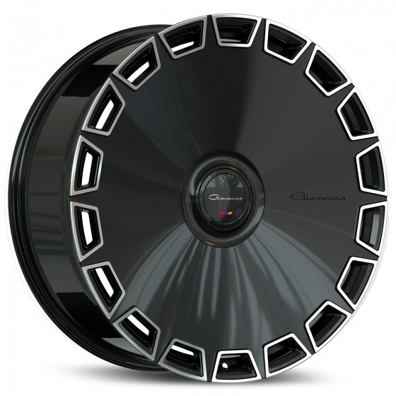 26" Giovanna Dicotto Black Milled Wheels Tires Maserati Levante Genesis G80 G90