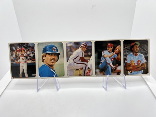 1984 Topps Mini Sticker Pete Rose Steve Carlton Concepcion Cey Matthews