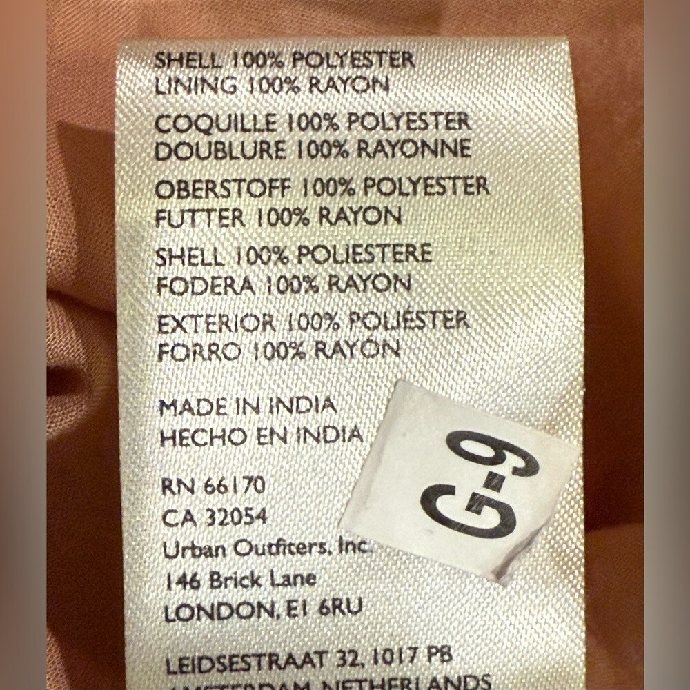 New Free People Malina Mini Babydoll A-Line Eyelet Peachy Pink Boho Dress Small