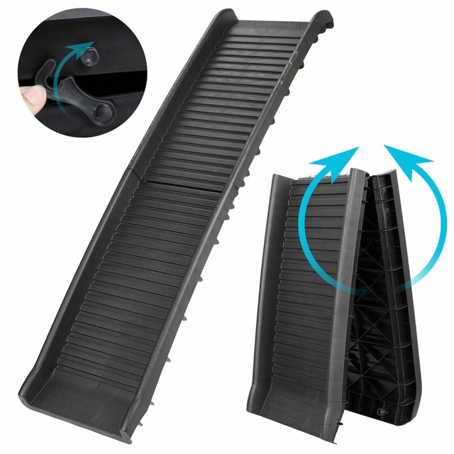Folding Dog Ramp Pet Ramps for SUV Cars Travel Portable Light Weight