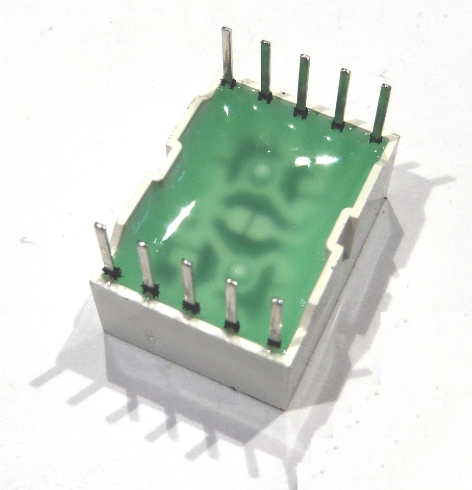 HDSP-5601 - Afficheur 7 segments 15mm Vert anode commune HP - Photo 2/4