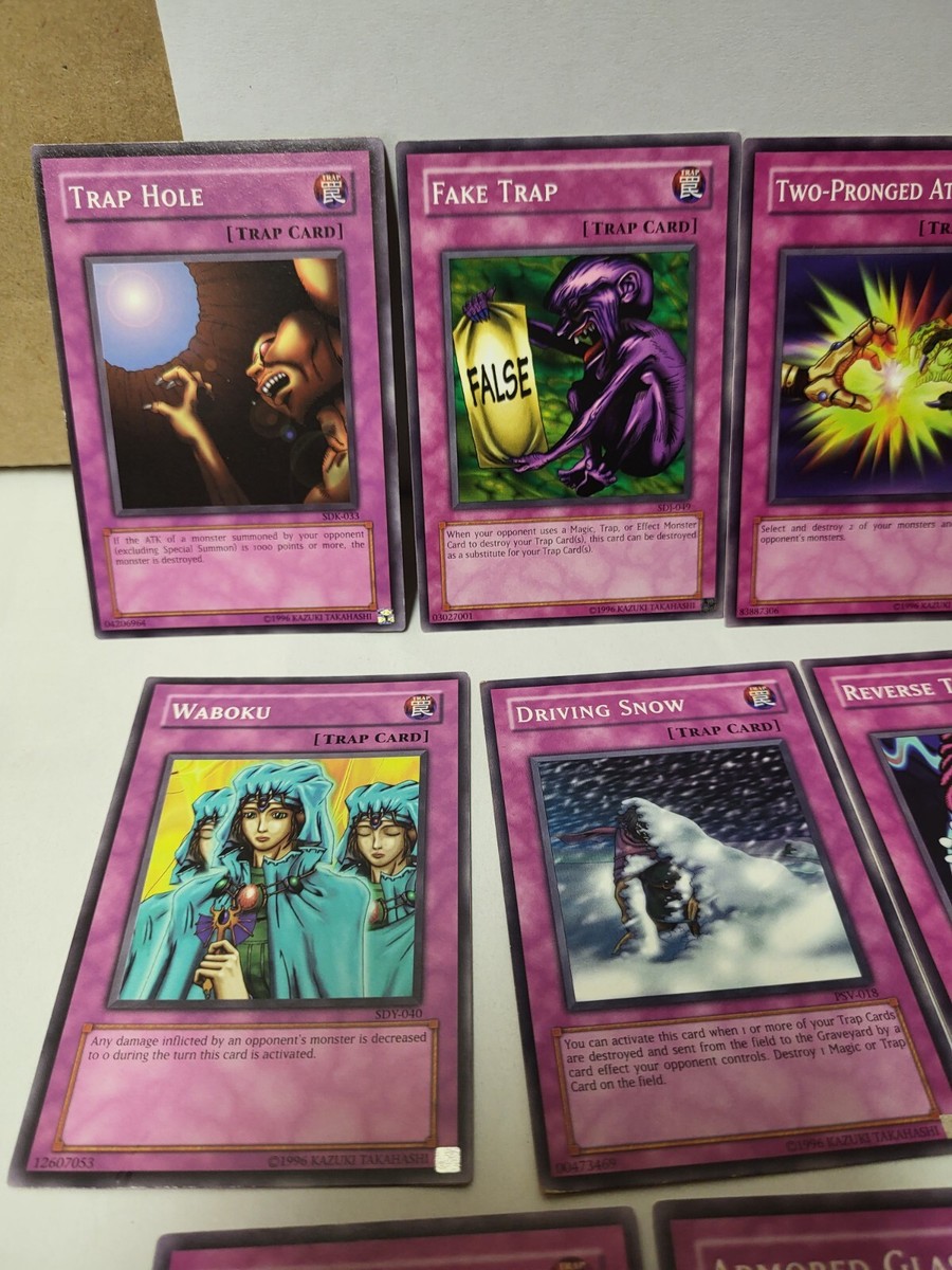 trap cards yugioh list Yugioh cards lot of 14 Trap Cards Total All preowned in acceptable  condition