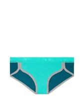 Victoria's Secret PINK Mesh Trim Hipster Panty Seafoam/Teal