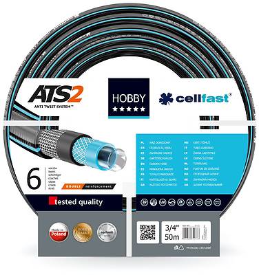 50 m Gartenschlauch 3/4''  (DN 20) Cellfast HOBBY ATS2,  Wasserschlauch