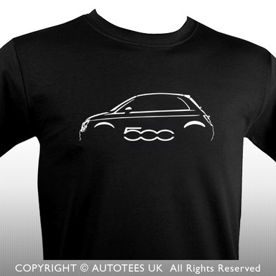 t shirt fiat 500