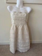 J Crew women's small ivory cocktail dress