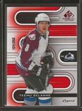 2022-23 SP Game Used #124 Teemu Selanne -Red Legend 121/252-Colorado Avalanche