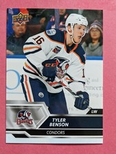 2019-20 UD AHL HOCKEY-TYLER BENSON-BAKERSFIELD CONDORS