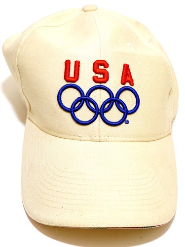 Rare USA OLYMPIC CAP FIVE RINGS ADJUSTABLE - Falcon