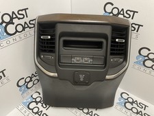 Black 2019 2020 2021 2022 2023 2024 Ram 1500 2500 3500 Center Console Rear Panel