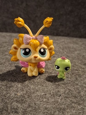 LPS Löwenfee Raupenfee #2608 #2609 Littlest Pet Shop Gen2 Authentic Hasbro