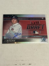2022 Bowman Chrome Draft Night JR RITCHIE AUTO RC 81/99 Atlanta Braves BDN-6