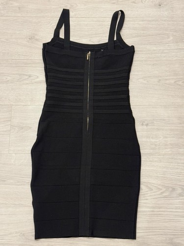 bebe Black Bandage Bodycon Dress – Size 4 - good condition - Picture 4 of 11