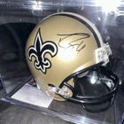 Drew Brees - New Orleans Saints Autographed Mini Helmet JSA Certified