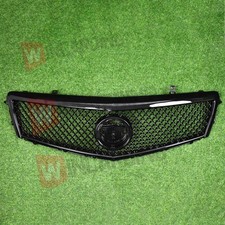 2pcs Front Upper Grille Trim Molding For 2013-2014 Cadillac Ats Gloss Black 2pcs Front Upper Grille Trim Molding For 2013-2014 Cadillac Ats Gloss Black