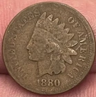 1880 Indian Head Penny Cent- Better Date