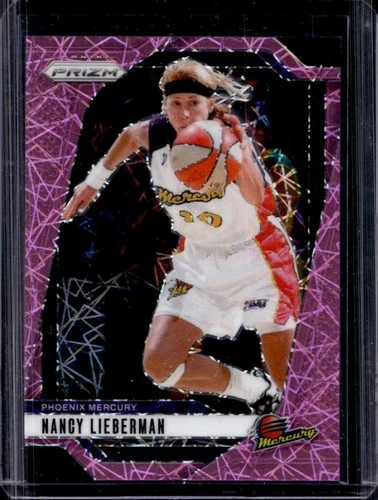 2024 Panini WNBA Prizm Nancy Lieberman Pink Velocity #/79 Mercury